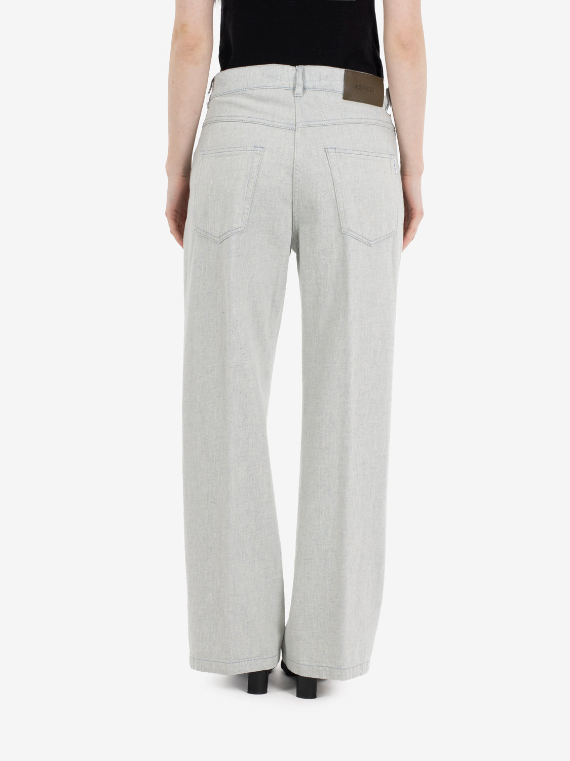 Pantaloni in denim sasso