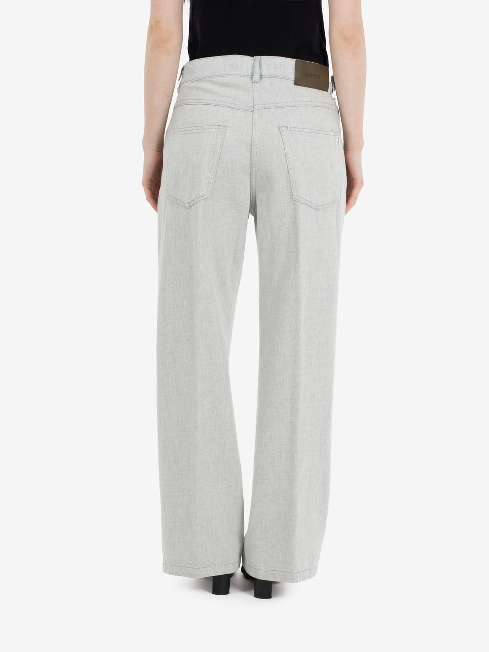 Pantaloni in denim sasso