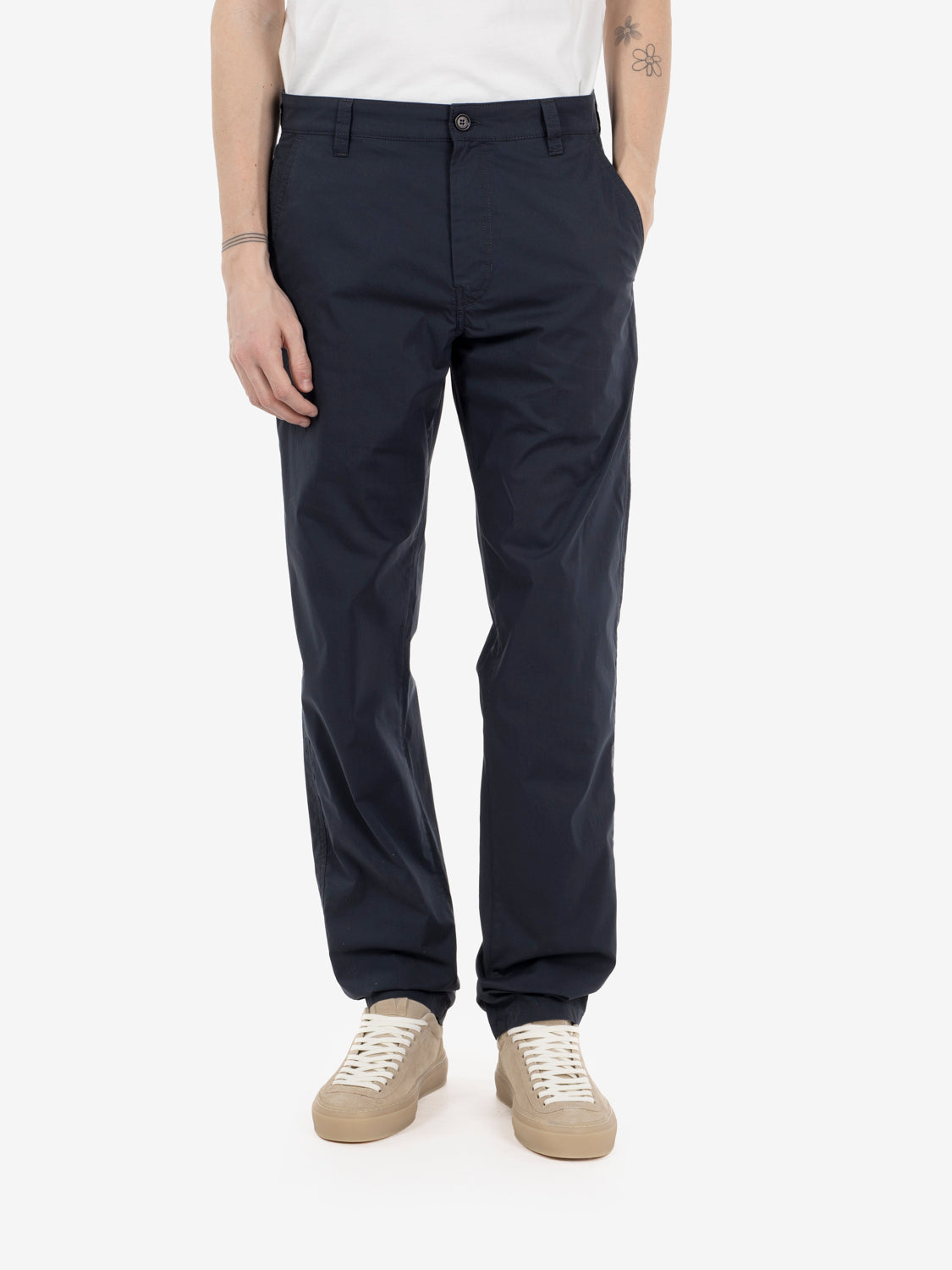 Pantaloni regular navy