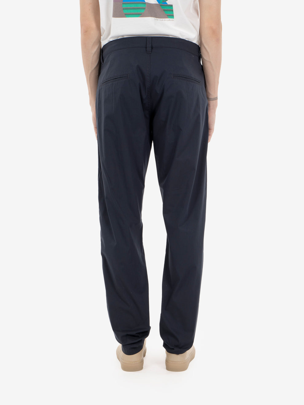 Pantaloni regular navy
