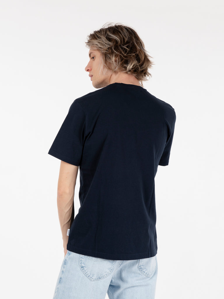 ASPESI - T-Shirt con taschino navy