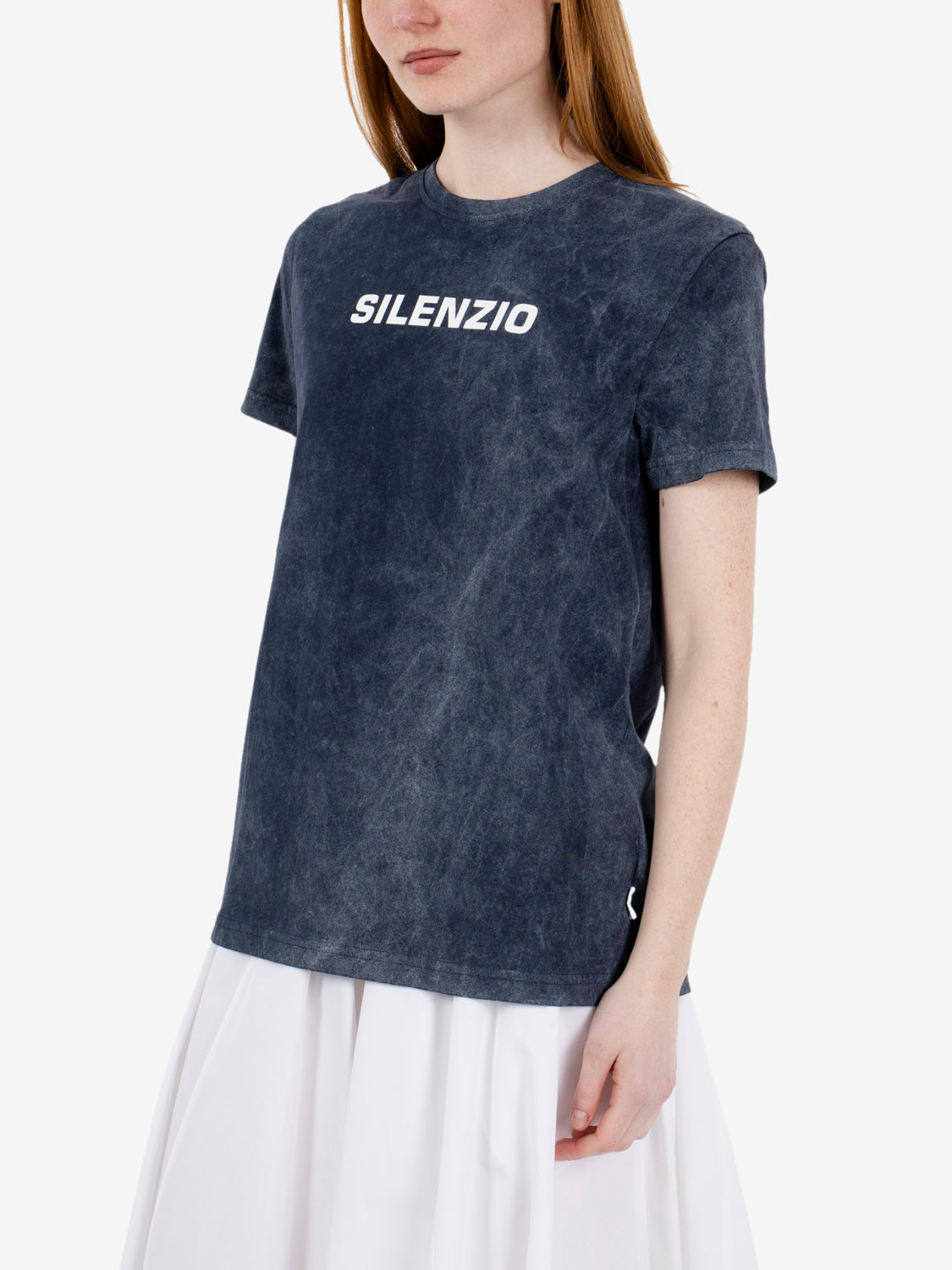 T-Shirt "Silenzio" navy shady