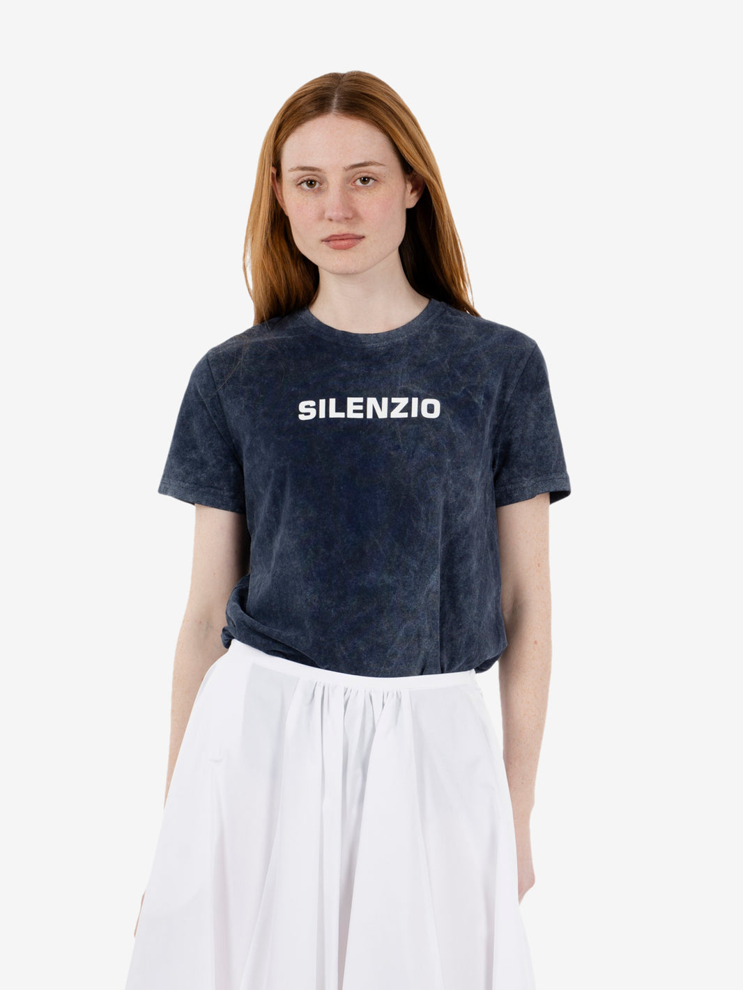 T-Shirt "Silenzio" navy shady