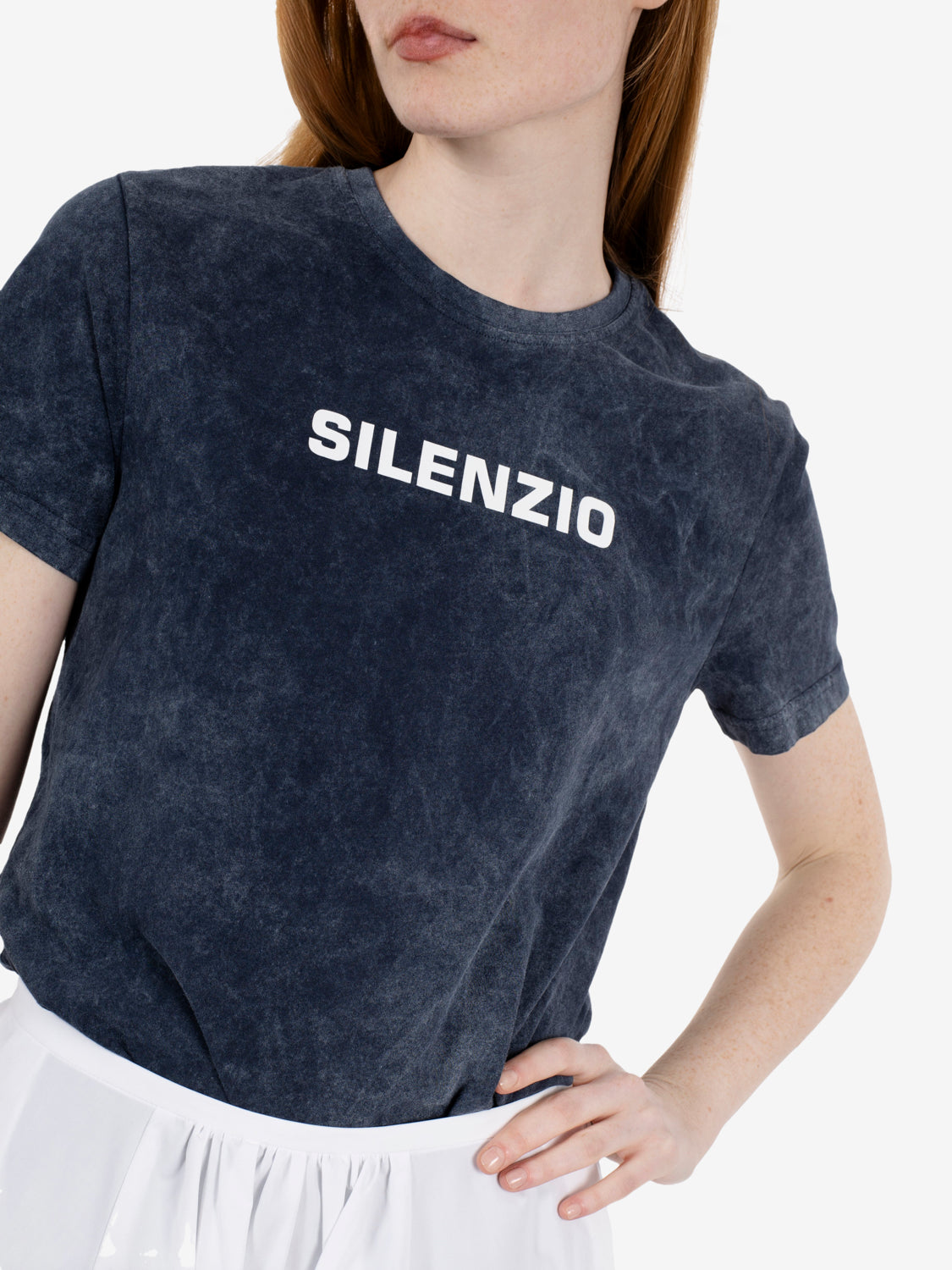 T-Shirt "Silenzio" navy shady