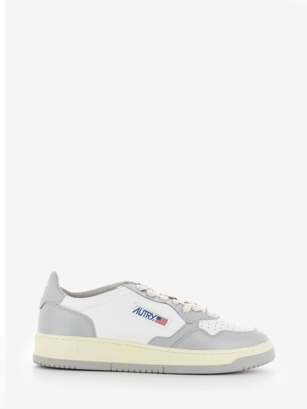 Medalist Low M in two-tone white / vapor leather
