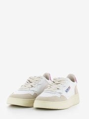 AUTRY - Medalist Low W in pelle e suede bianco / buble