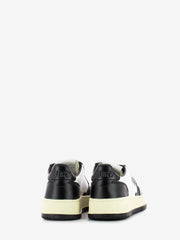 AUTRY - Medalist low W leather / leather white / black