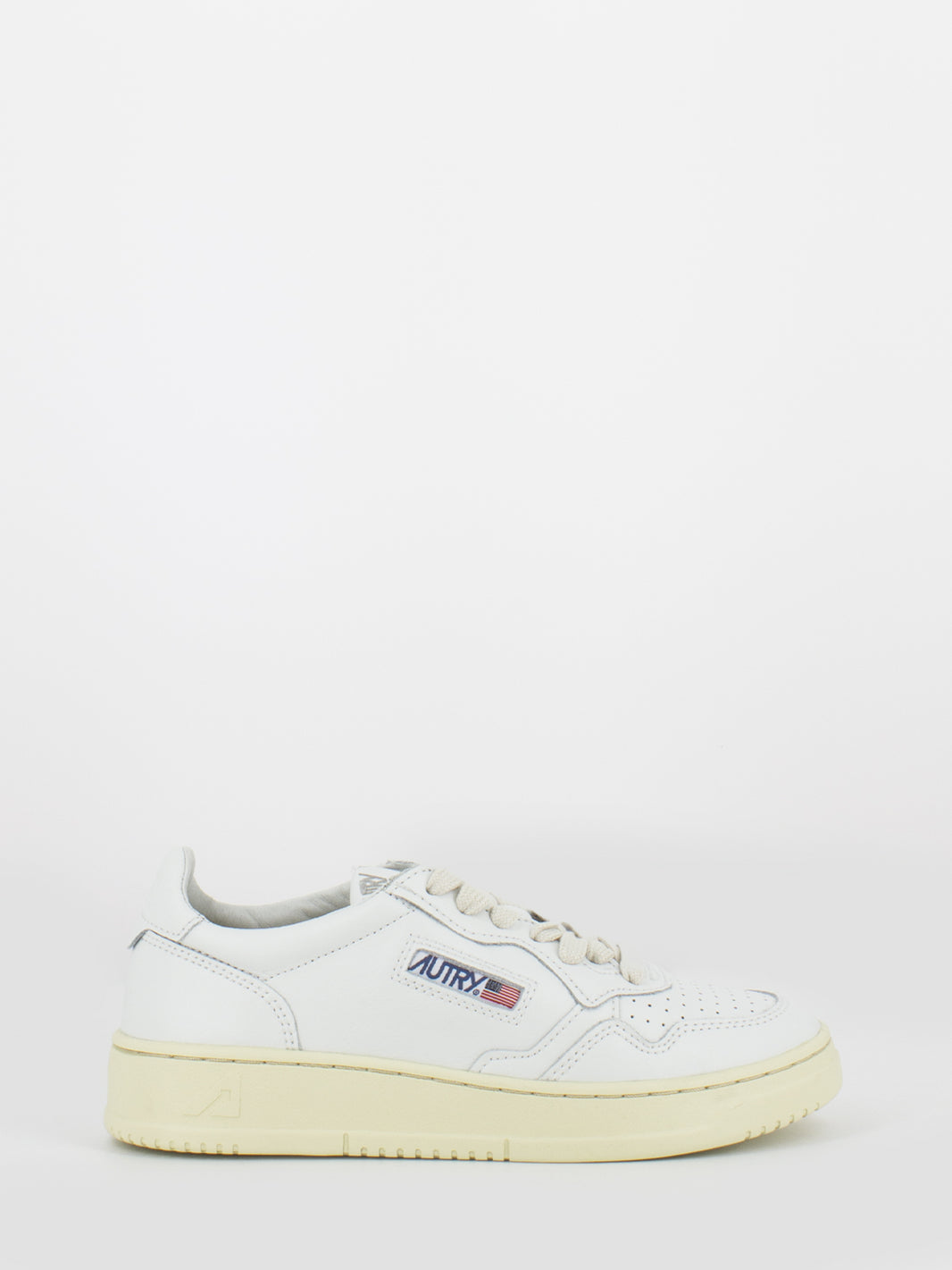 Mentalist Low W in white leather