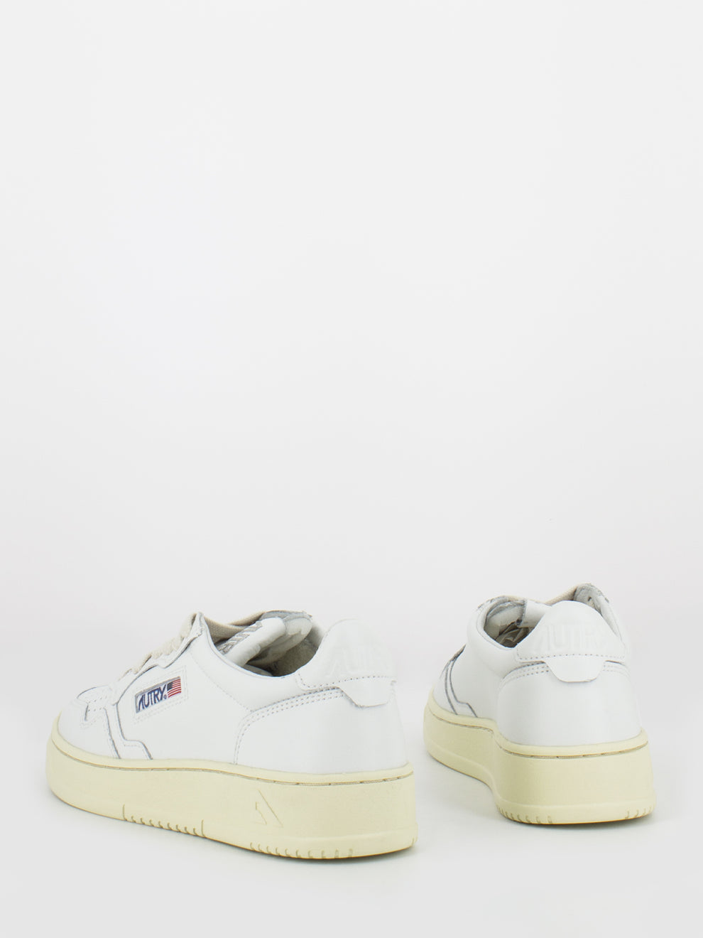 Mentalist Low W in white leather