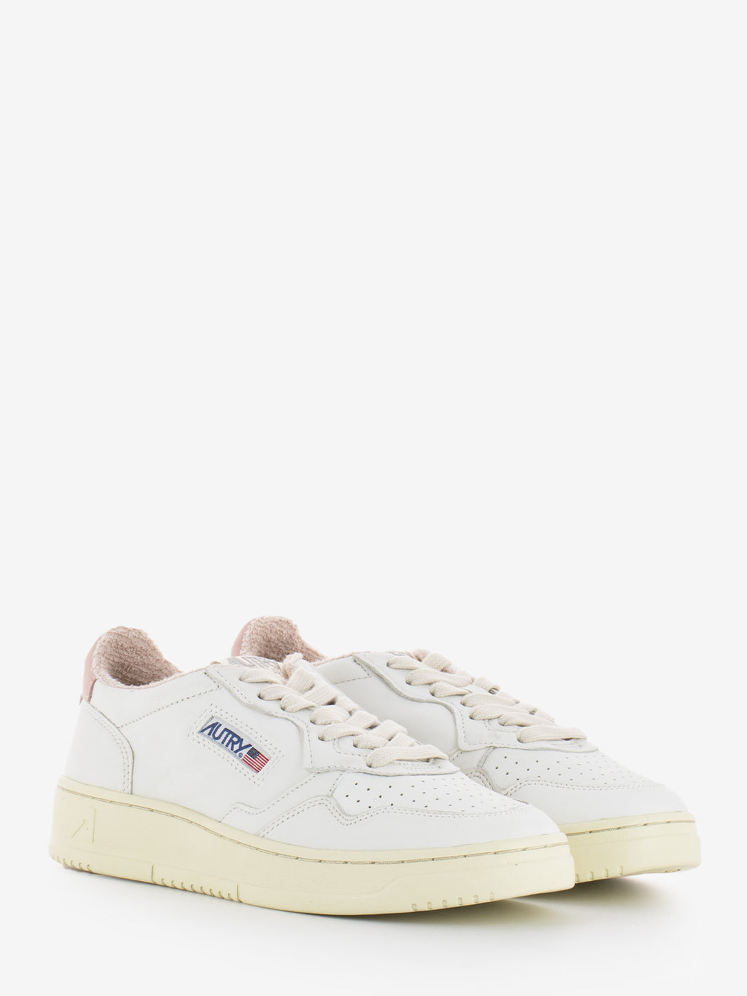 Mentalist Low W in white / powder leather