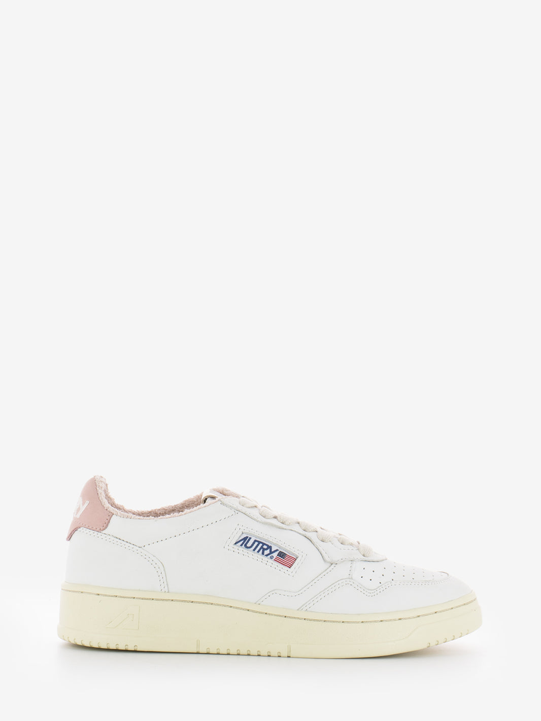 Mentalist Low W in white / powder leather