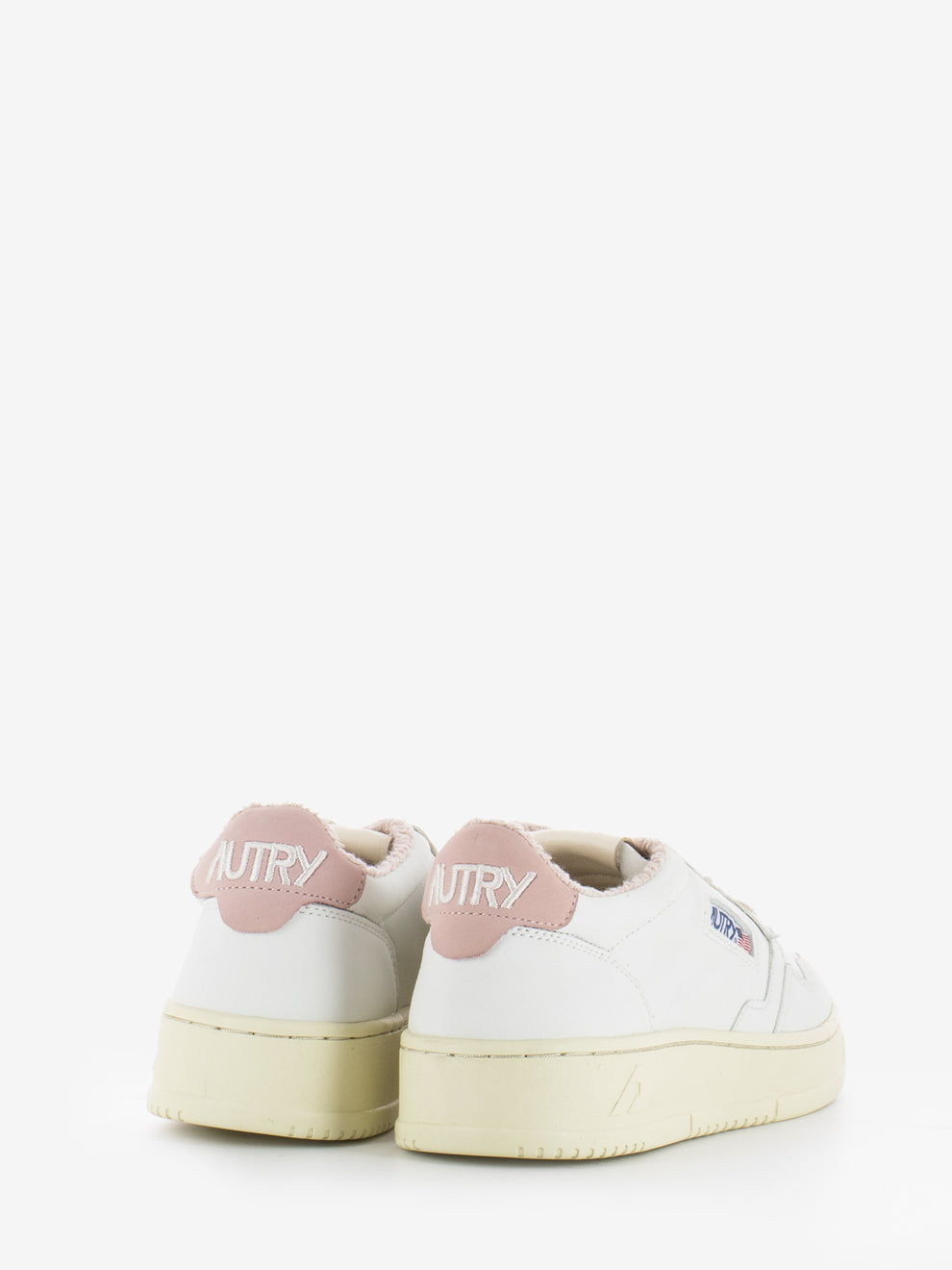 Mentalist Low W in white / powder leather
