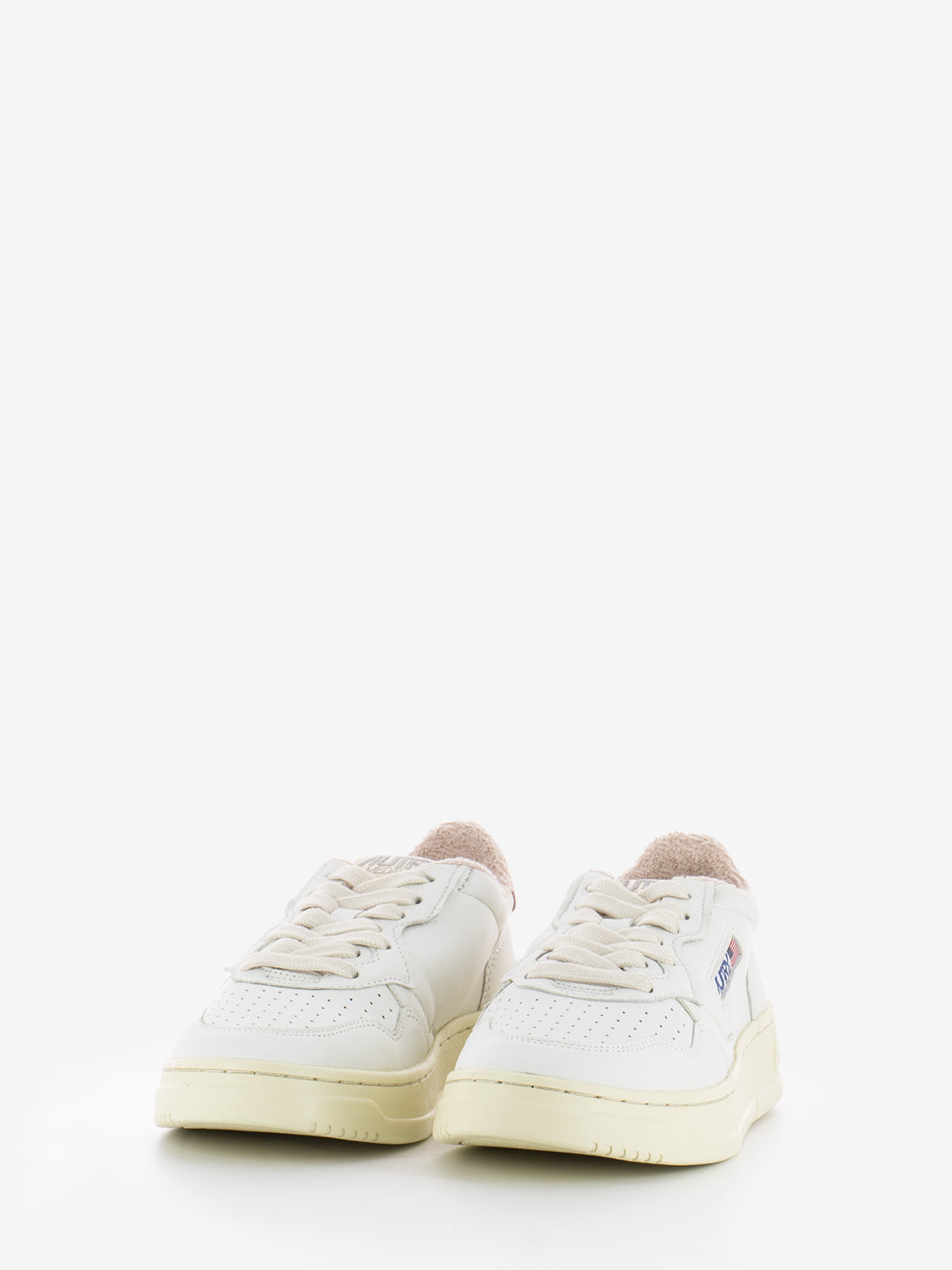 Mentalist Low W in white / powder leather