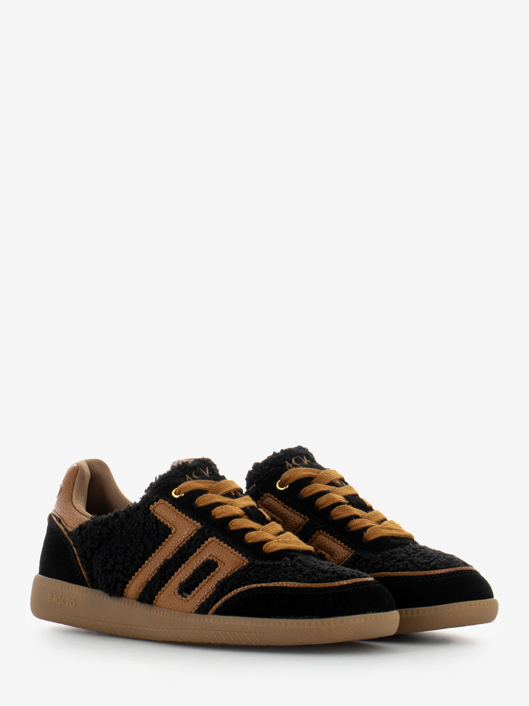 SNEAKER CLOUD TEDDY BLACK FUR SUEDE BLACK LEATHER LI CLOUD/TEDDY-FU20_BLK/LIT