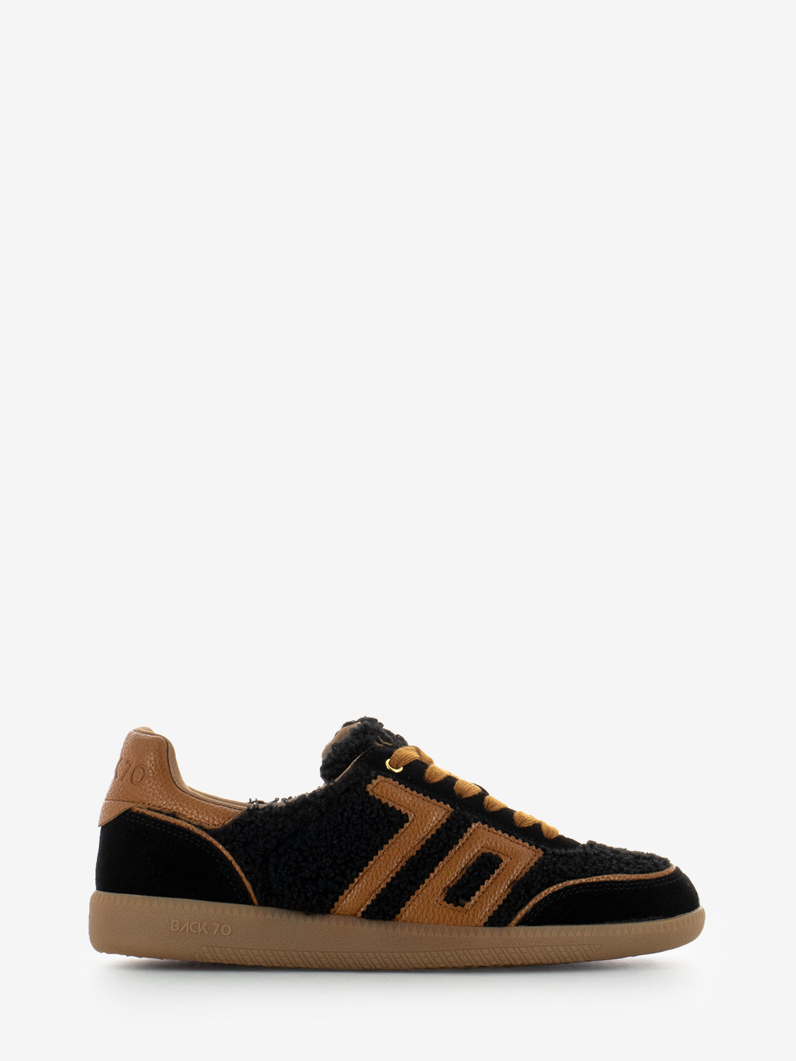 SNEAKER CLOUD TEDDY BLACK FUR SUEDE BLACK LEATHER LI CLOUD/TEDDY-FU20_BLK/LIT