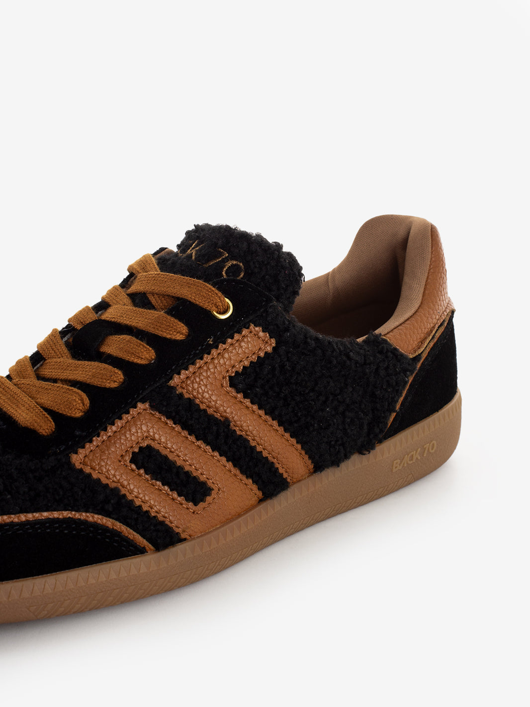 SNEAKER CLOUD TEDDY BLACK FUR SUEDE BLACK LEATHER LI CLOUD/TEDDY-FU20_BLK/LIT