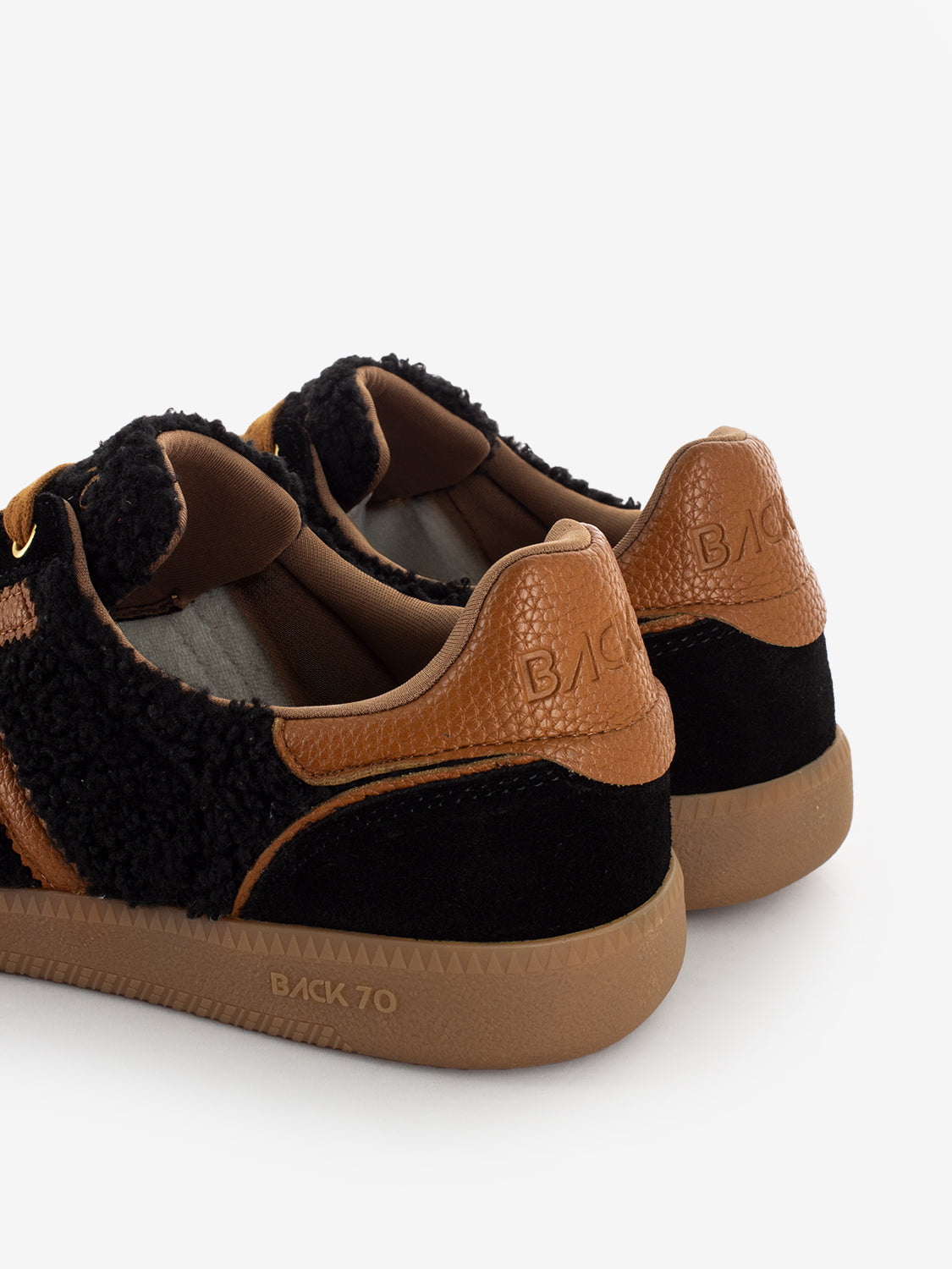 SNEAKER CLOUD TEDDY BLACK FUR SUEDE BLACK LEATHER LI CLOUD/TEDDY-FU20_BLK/LIT