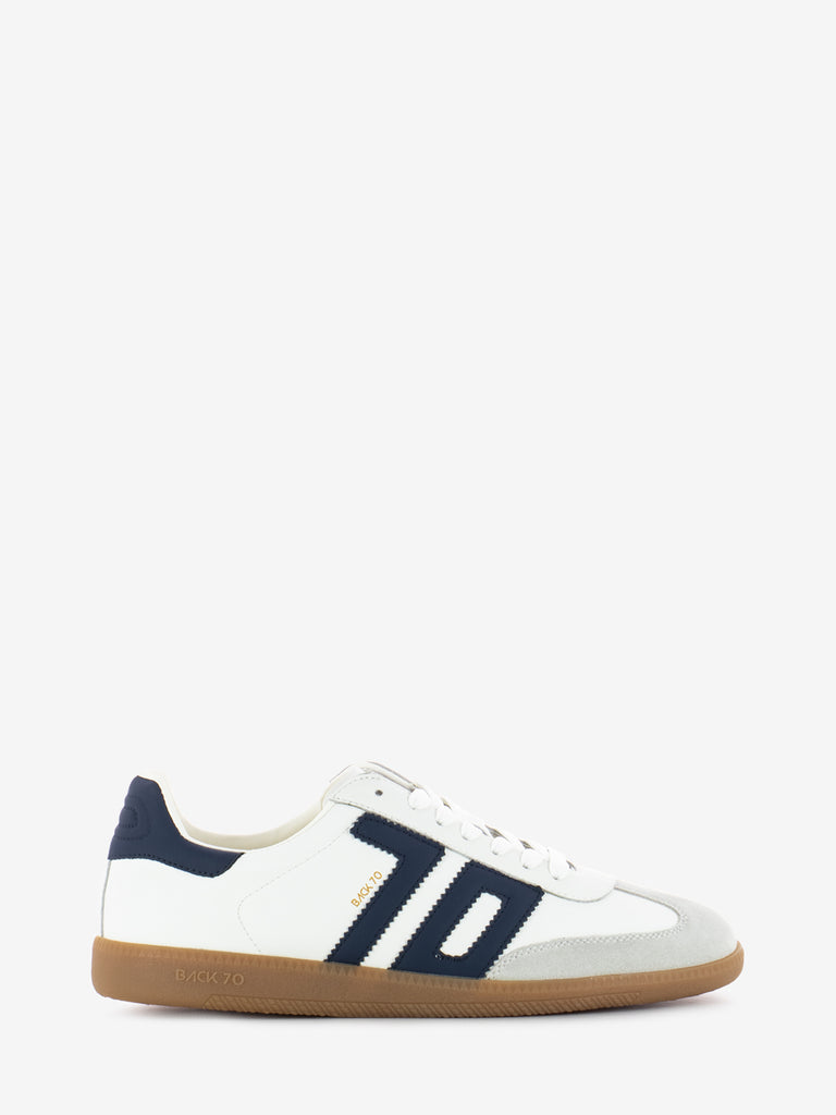 BACK 70 - Sneakers Cloud 03 leather blue / white
