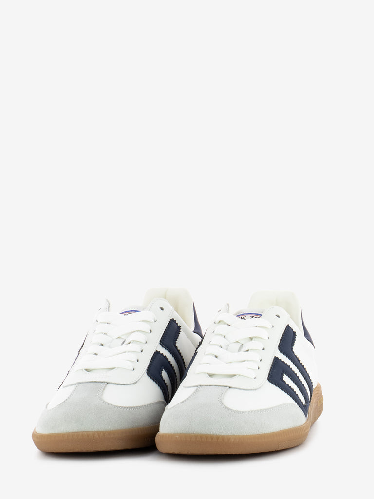 BACK 70 - Sneakers Cloud 03 leather blue / white