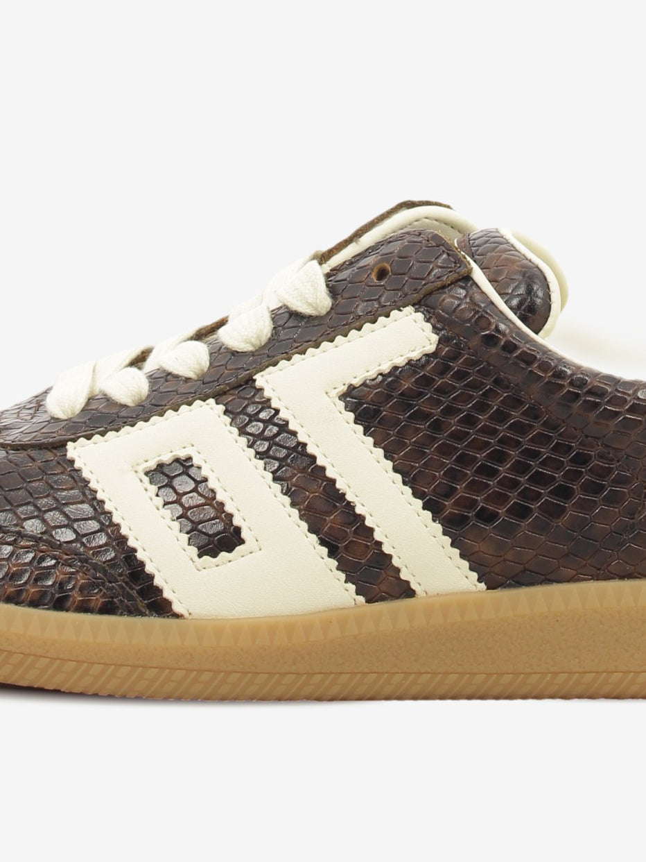 SNEAKER CLOUD SNAKE COFFEE/BUTTER CLOUD-SNAKE_S001_COFFEE/BUTTER