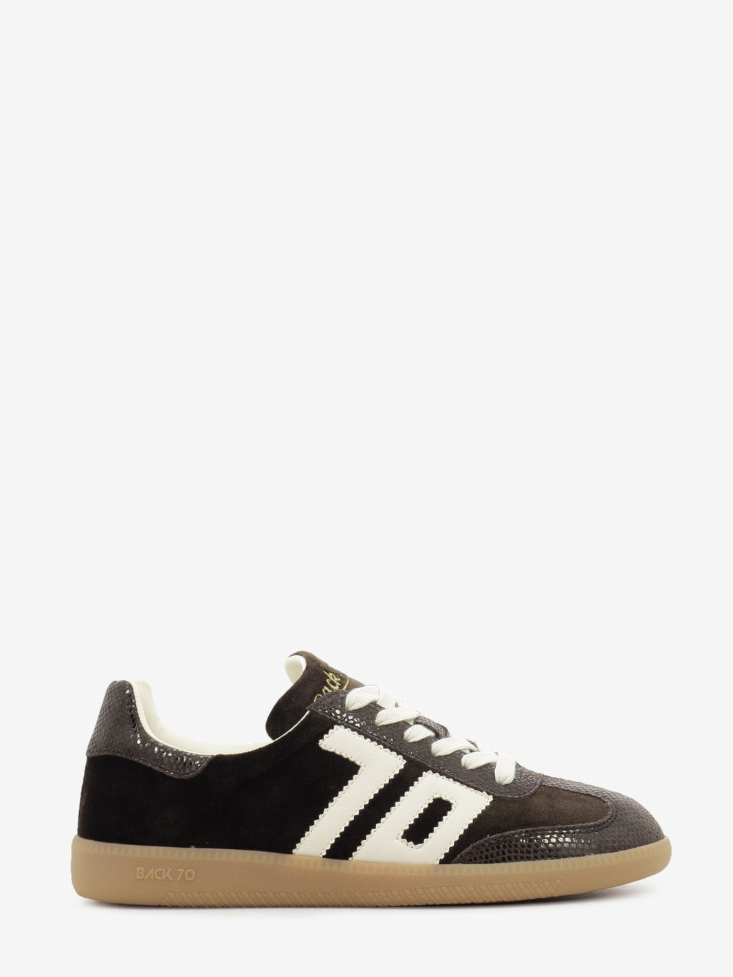 Cloud velvet coffee / butter sneakers