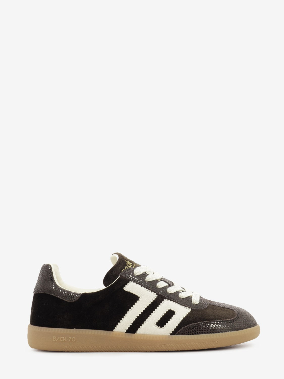 Cloud velvet coffee / butter sneakers