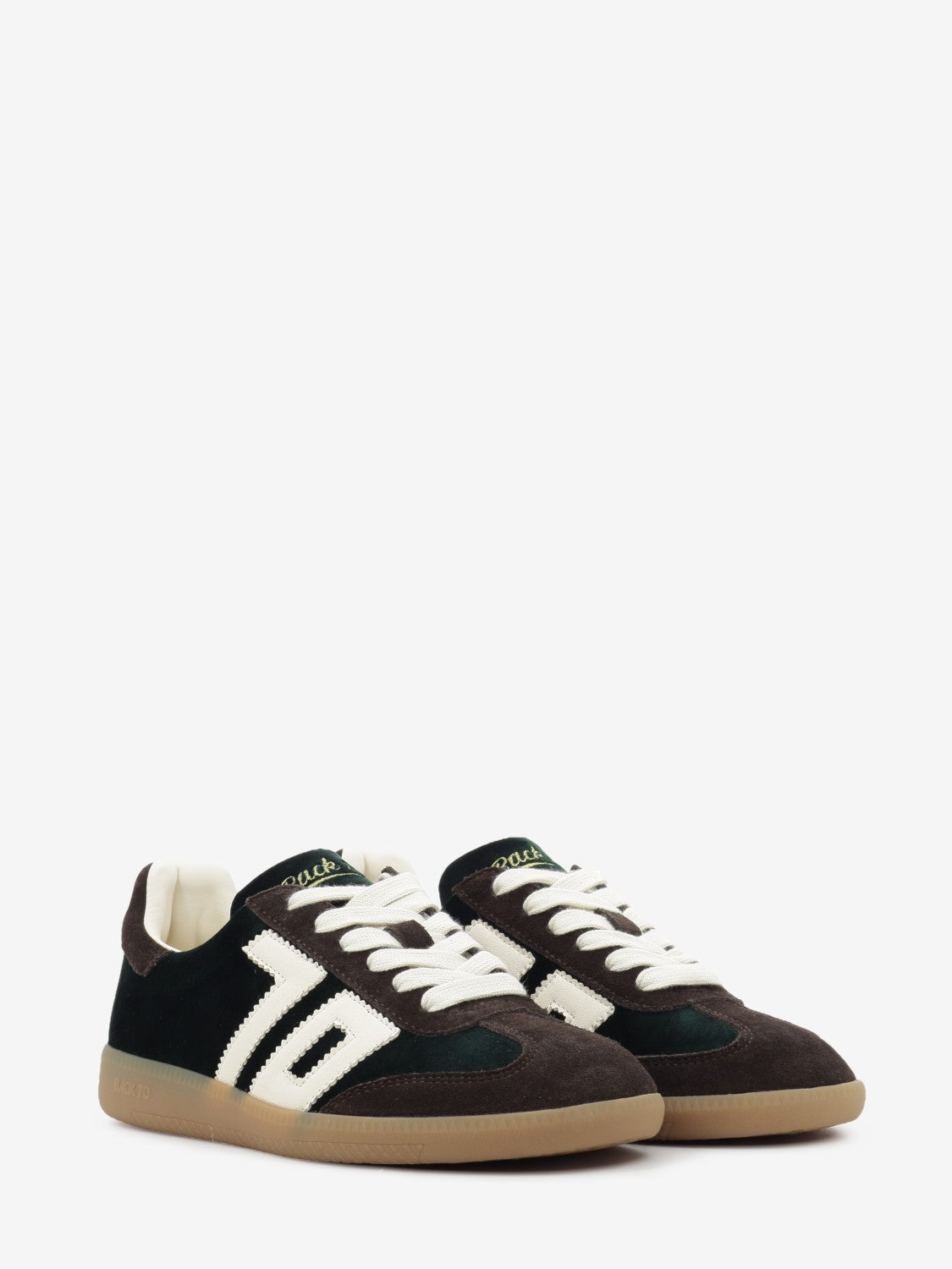 Sneakers Cloud velvet forest / butter