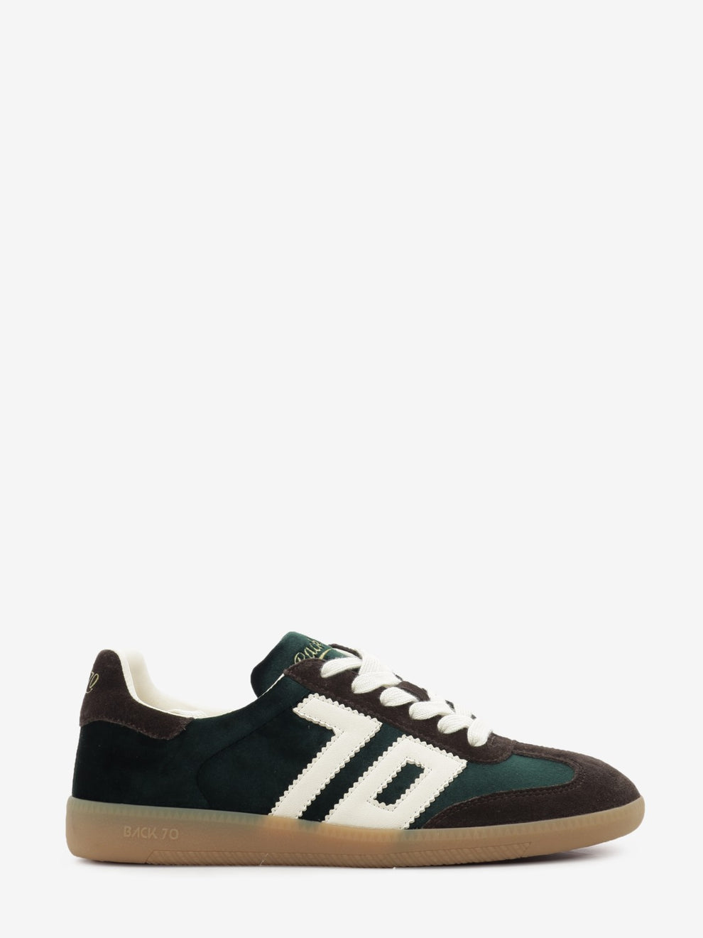 Sneakers Cloud velvet forest / butter