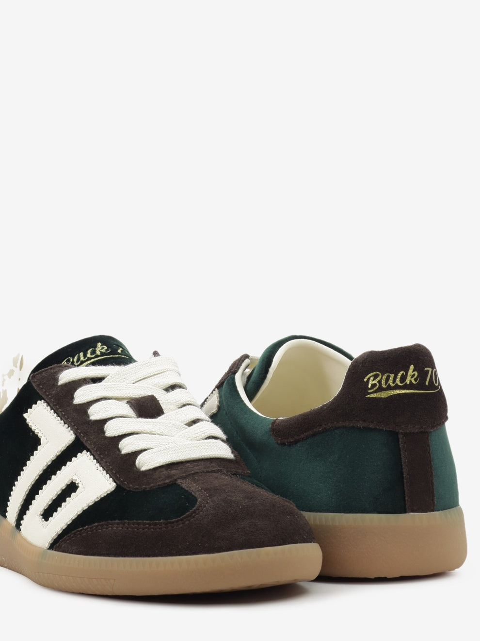 Sneakers Cloud velvet forest / butter