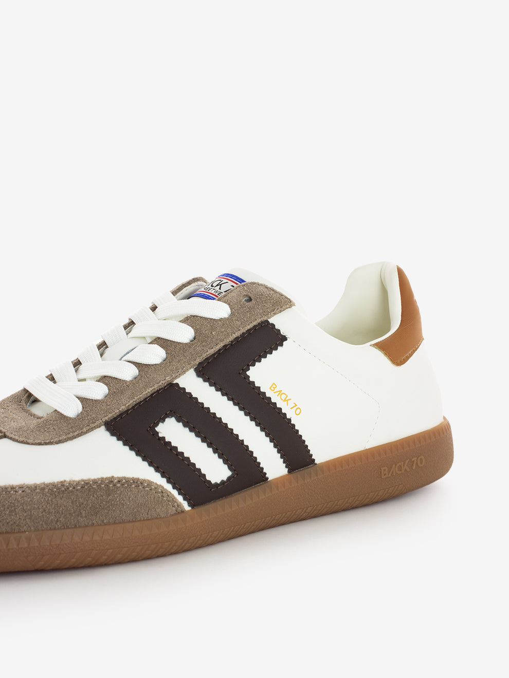 Sneakers Cloud white / taupe coffee