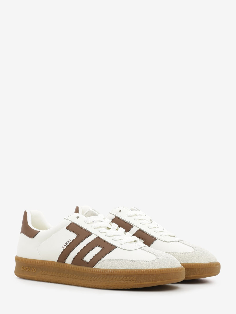 Sneakers Double Cloud bianca / cuoio