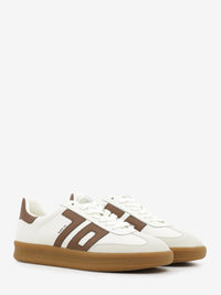 Sneakers Double Cloud bianca / cuoio