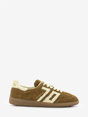 BACK 70 - Sneakers fur suede beige / tobacco cloud