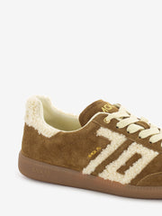 BACK 70 - Sneakers fur suede beige / tobacco cloud