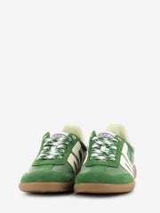 BACK 70 - Sneakers Ghost 08 green suede / milk