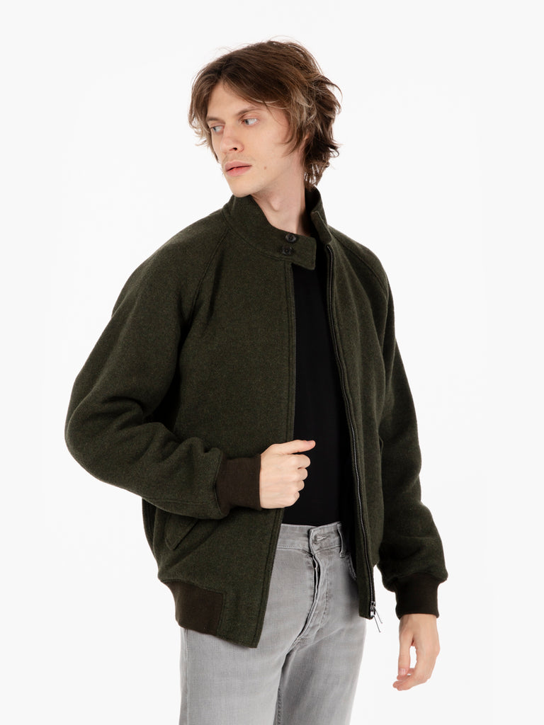 BARACUTA - Giacca double wool G9 af loden green