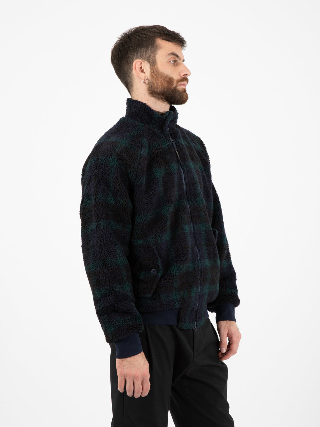 Giacca G9 Curly Fleece black watch