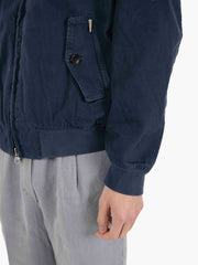 BARACUTA - Giacca in canvas collo alto sea storm