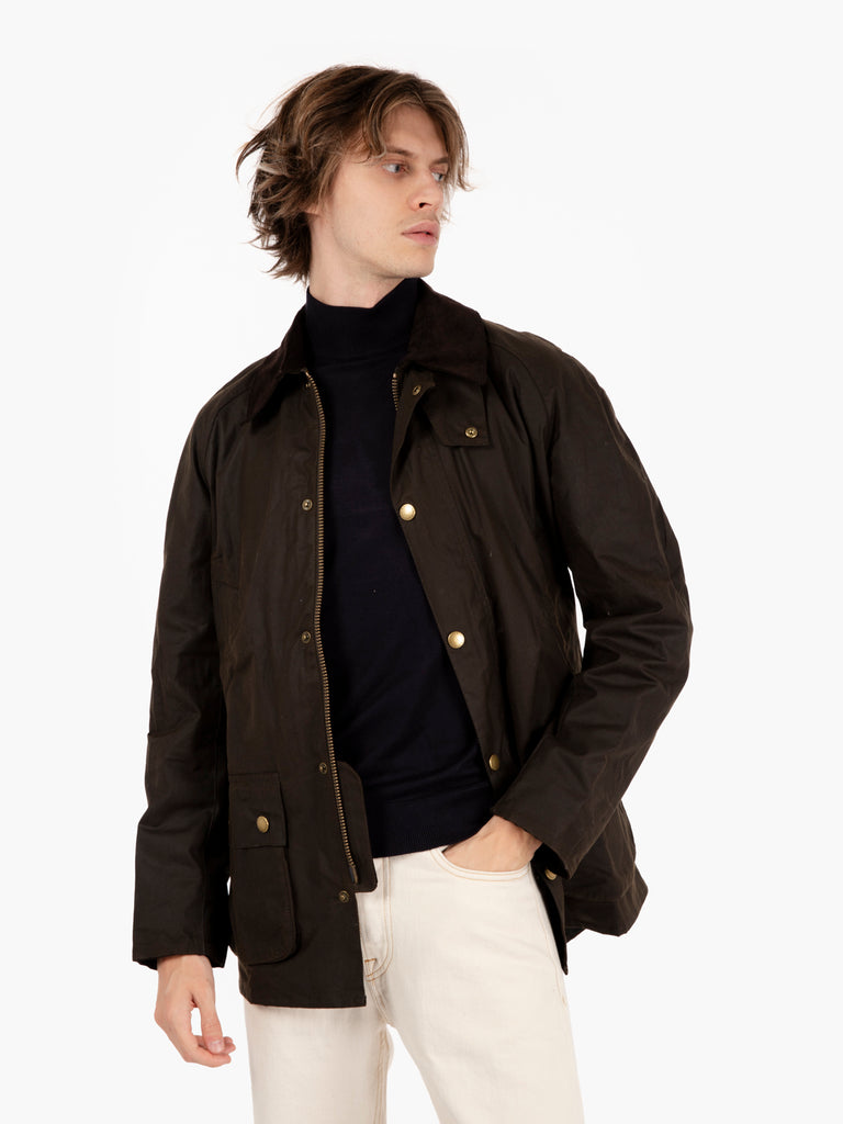 BARBOUR - Ashby Wax Jacket olive