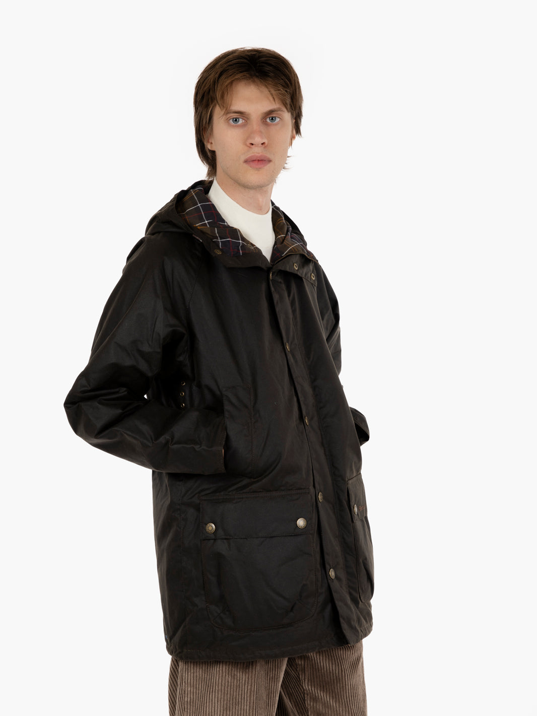 Beadle Wax parka olive
