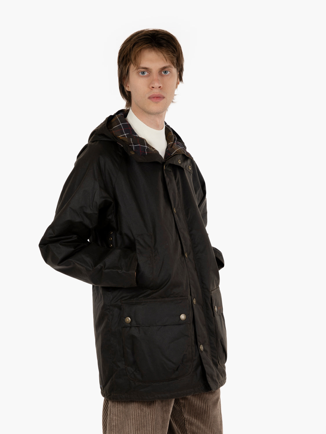 Beadle Wax parka olive