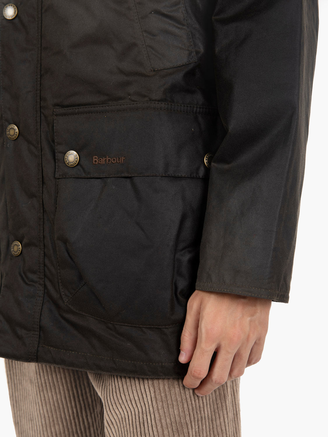 Beadle Wax parka olive