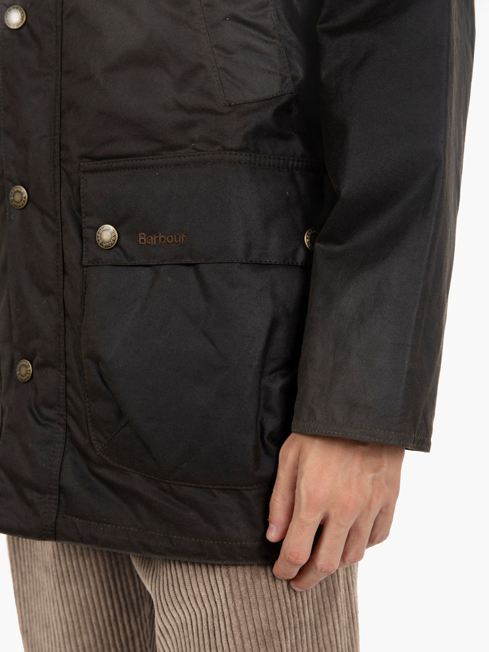 Beadle Wax parka olive