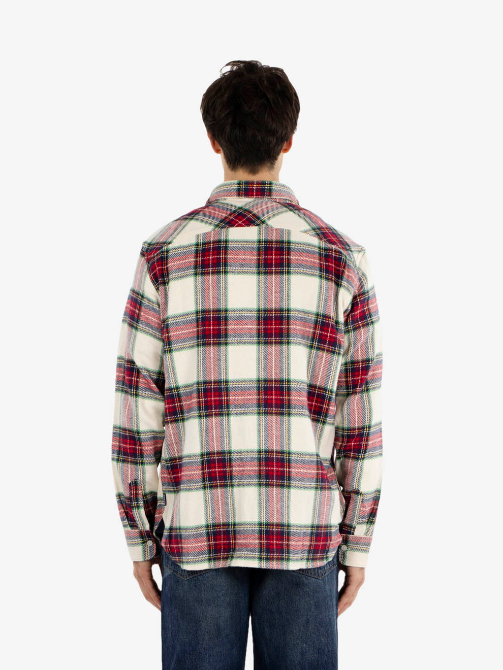 Bowmont authentic check shirt ecru