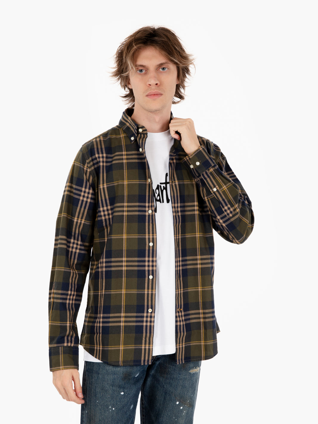 Edgar olive shirt