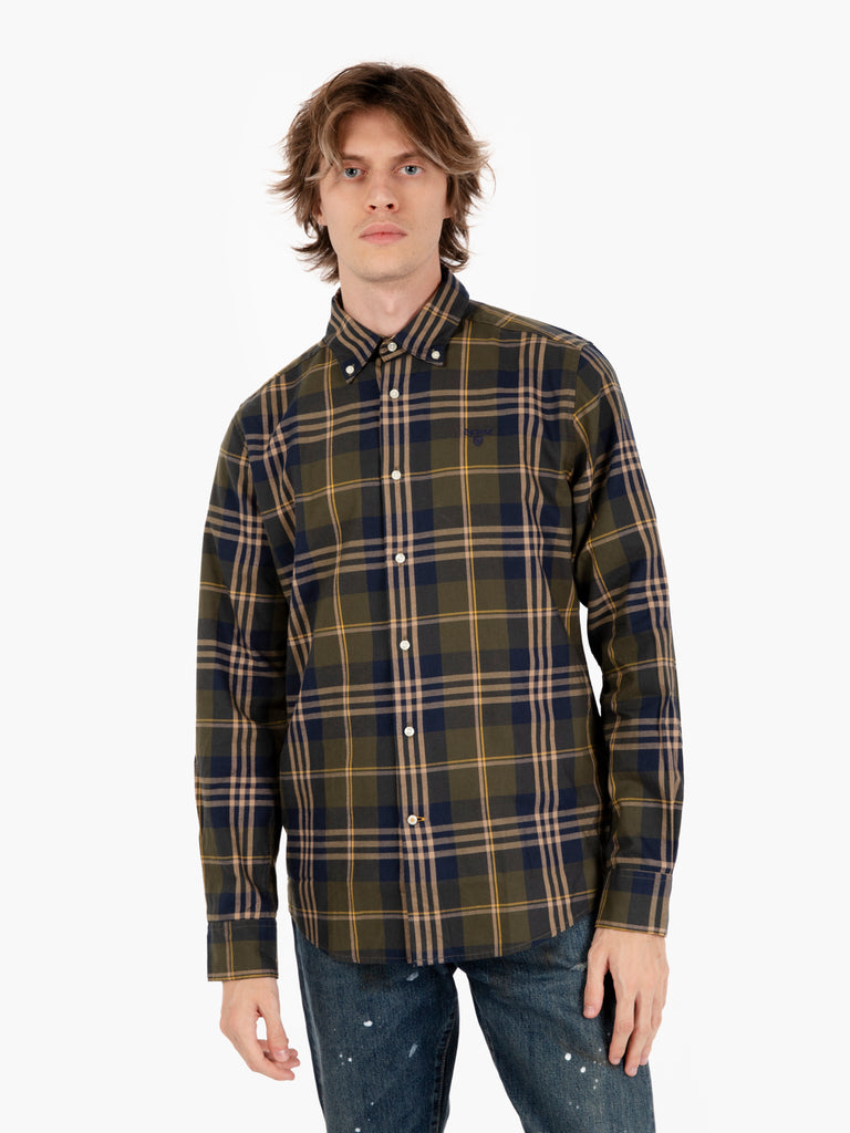 BARBOUR - Camicia Edgar olive