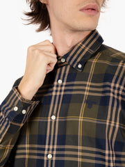 BARBOUR - Camicia Edgar olive