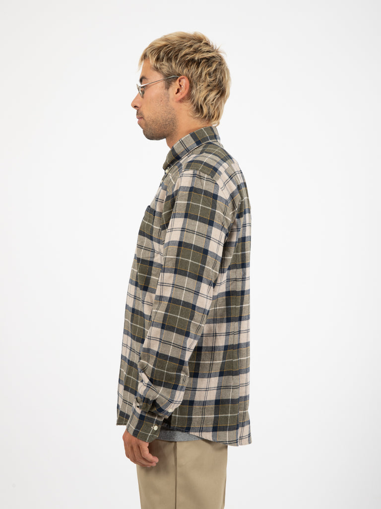 BARBOUR - Camicia Fortrose Tailored Shirt Forest Mist