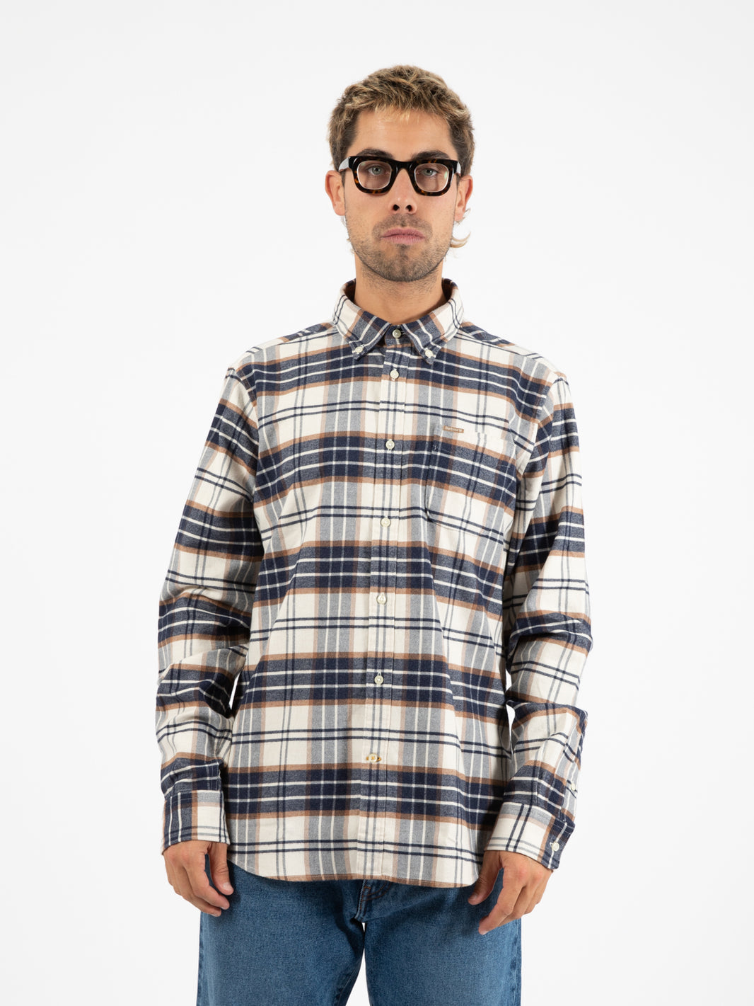 Hemd Portdown Tailored shirt ecru