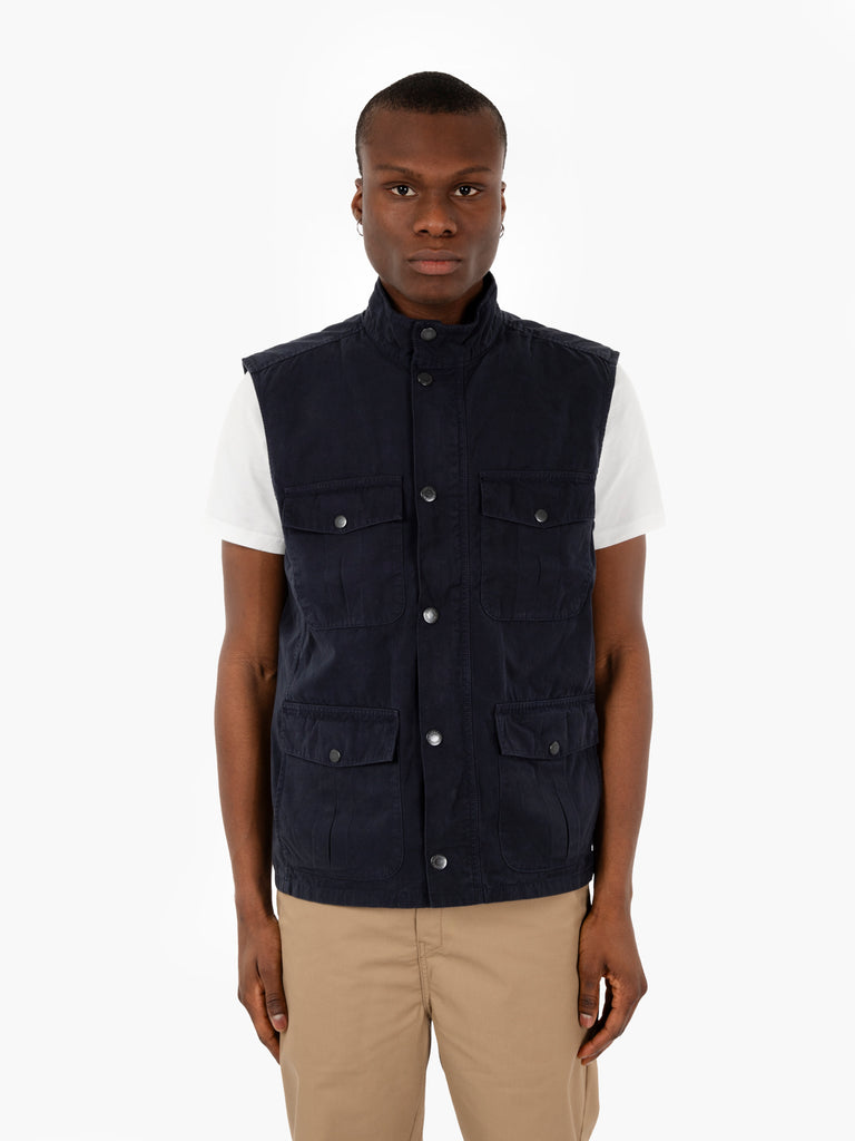 BARBOUR - Casual Corbridge vest navy